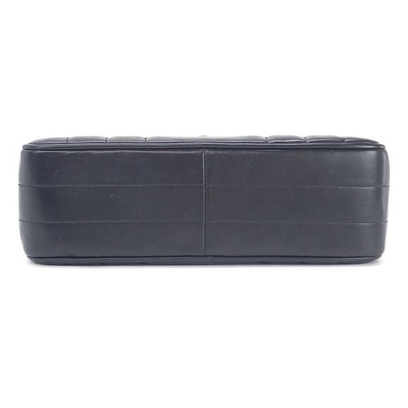 CHANEL Lambskin Mademoiselle Handbag Black With Gold Hardware - Picture 7 of 16